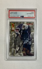 Ray Lewis Rookie Cards and Autograph Memorabilia Guide 36
