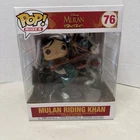 Funko Pop Rides Disney Mulan Riding Khan Horse #76 Vinyl Figure NIB