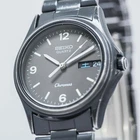 *Exc+5* Vintage 1984 SEIKO Chronos 8123-6300 Quartz Day/Date Black 32mm Mens JPN