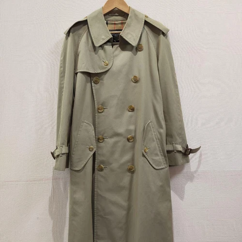 Burberrys 90S Sanyo Shokai Trench Coat Nova Check Uomo #EB ZHA