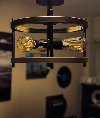 Saint Mossi Vintage Semi Flush Mount Ceiling Light Fixture, Light  Chandelier UK