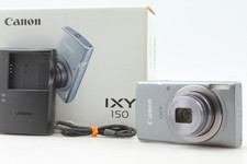 [Exc+5 w/Box] Canon IXY 150 Silver 8x Zoom 20MP Digital Camera From JAPAN
