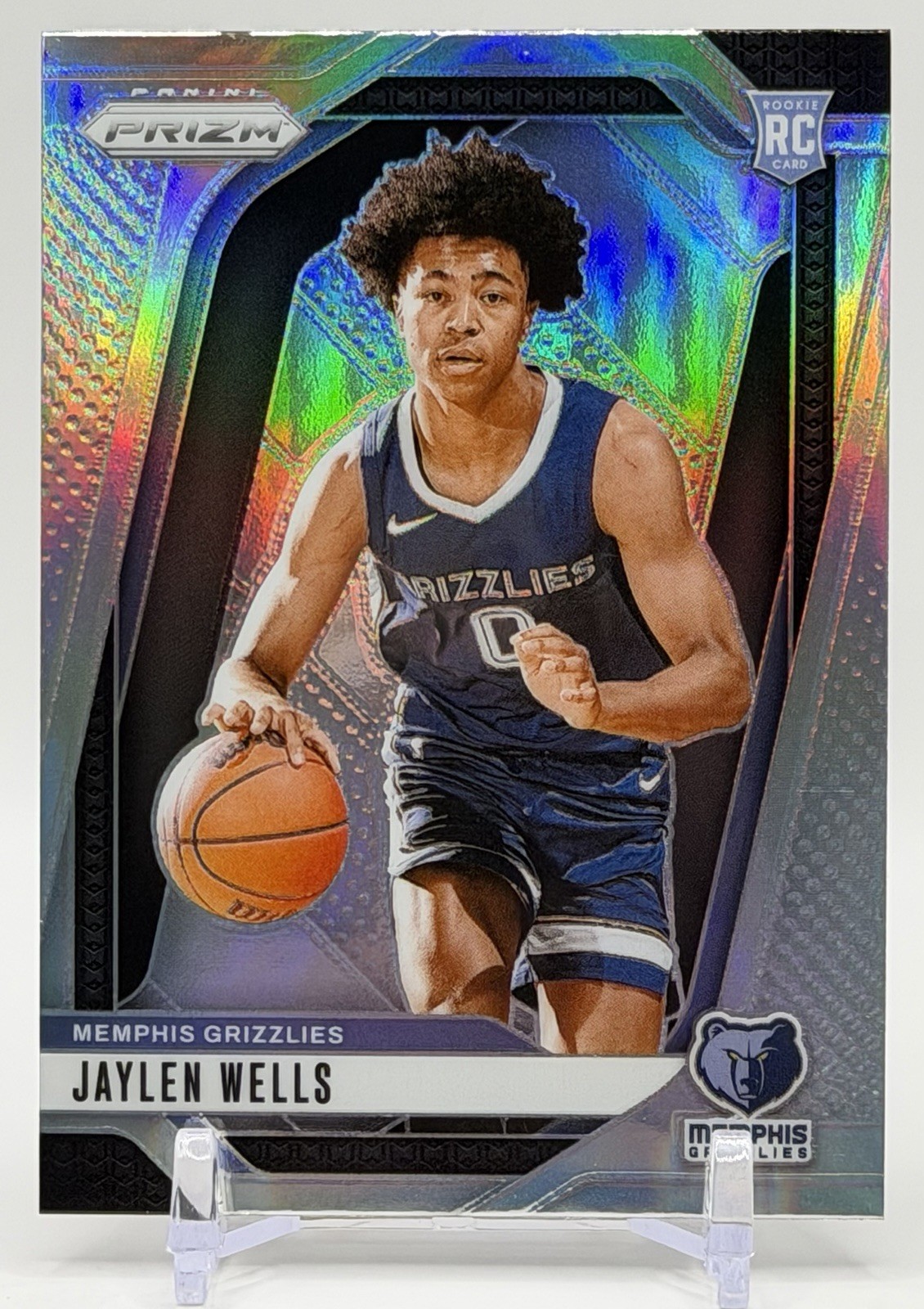 Jaylen Wells 2024-25 Panini Prizm #239 Silver Prizm Rookie