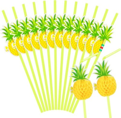 50 Pcs Pine Sts Pine Drinking Sts Tropical Sts