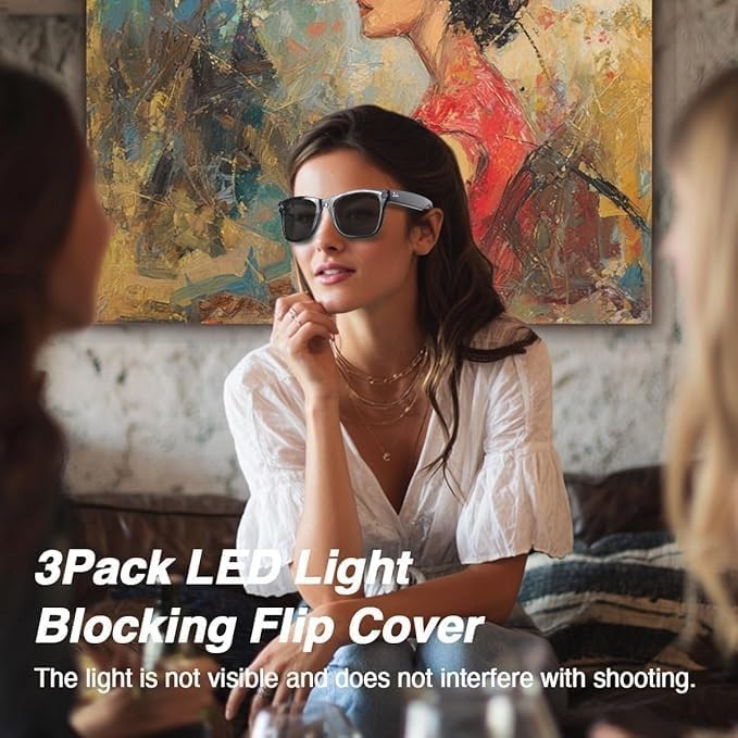 LED Light Blocker Cover for Ray Ban Meta Glasses Accessories, for