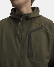 Under Armour Sportswear Woven Hooded Jacket Men's Size M Green