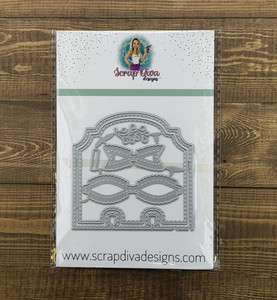 ScrapDiva Designs Metal Craft Cutting Dies Set for Scrapbooking 3pc - NEW
