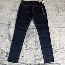 Maurices Slim Jegging Jeans Womens Medium Blue Dark Wash Mid Rise Stretch Denim