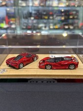 Dmh 164 Ferrari Enzo Red Metallic Ferrari P45 Pininfarina Display Set Dmh 164 Ferrari Enzo Red Metallic Ferrari P45 Pininfarina Display Set