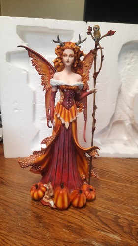 Holiday Pumpkin Queen Autumn Fairy, Amy Brown, Pacific Giftware