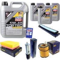 Inspektionskit Filter Liqui Moly ÖL 8L 5W-40 FüR BMW 3Er E46 320I 323I 325I 320