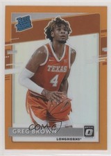 2021-22 Panini Chronicles Draft Picks Orange Greg Brown III #226 Rookie RC 0c2