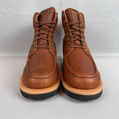Tecovas The Rugged Moc Boots Mens 10 D Saddle Brown Cowhide  display picture 3