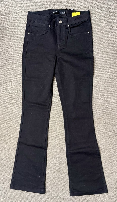Karen Millen Black Bootcut Pants Sz 4 NWT $150 High Rise Flare Trousers