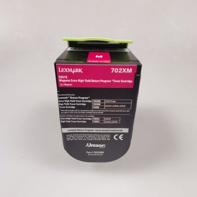 Original Lexmark CS510 702XM Magenta Toner mit extra hoher Kapazität