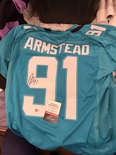 ARIK ARMSTEAD SIGNED JACKSONVILLE JAGUARS CUSTOM TEAL JERSEY