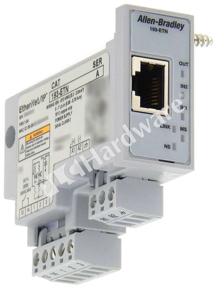 Allen Bradley 193-ETN /A MCS-E1 PLUS EtherNet/IP Communication/Protection Module