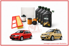 KIT TAGLIANDO 4 FILTRI + 4 KG OLIO 5W30 FIAT PANDA/PUNTO/500 1.3 Multijet EURO 4