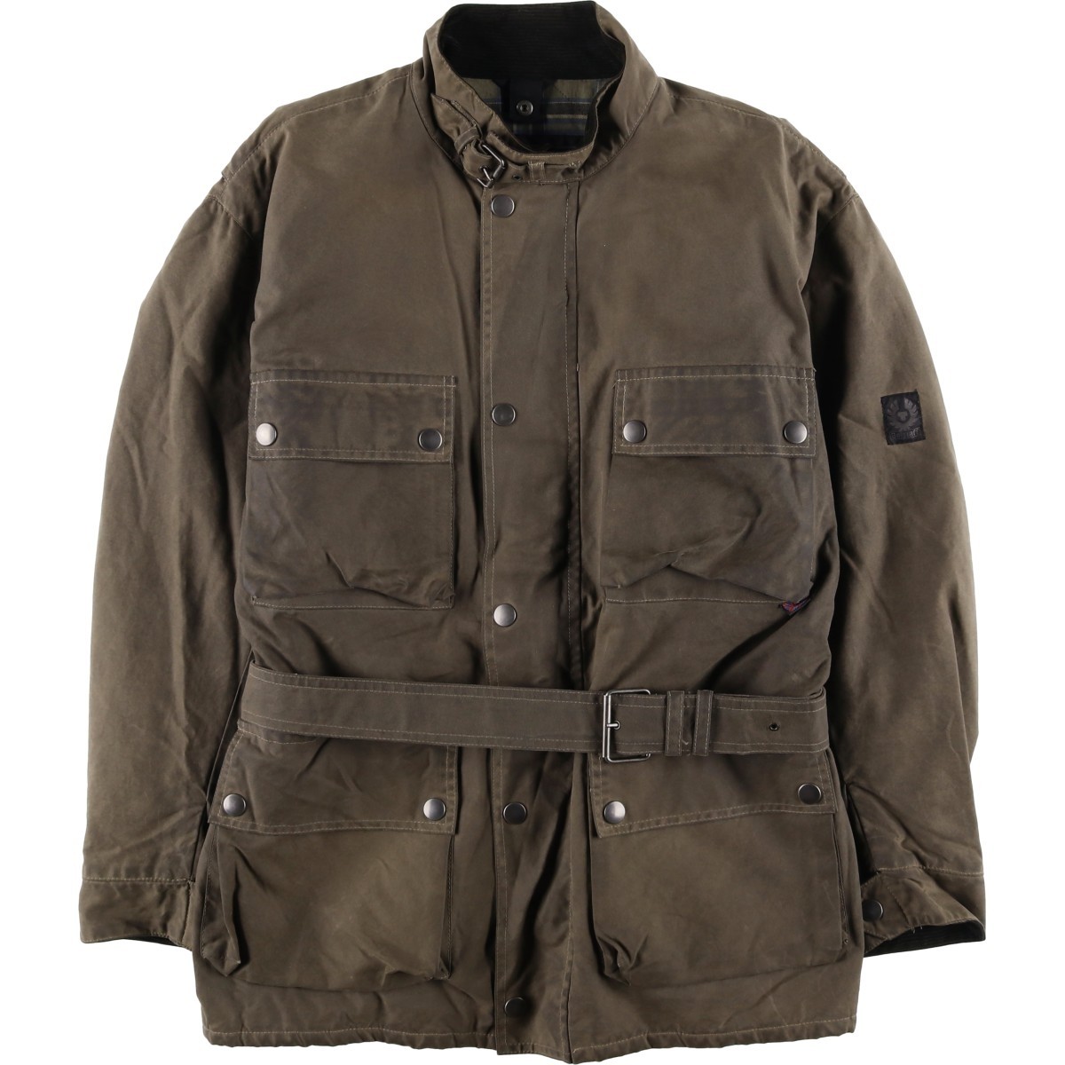Used Belstaff padded waxed cotton oiled jacket made in England