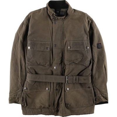 Used Belstaff padded waxed cotton oiled jacket made in England
