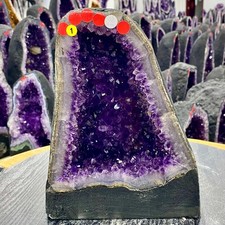 9.57LB Large Natural Amethyst Geode Cathedral Crystal Cluster Specimen Healing.