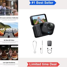 4K Wearable POV Action Camera 53g Magnetic Hands-Free 200 Min Battery IPX8