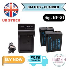 BP-51 Battery or Charger for Sigma fp fp L / dp1 Quattro dp2 Quattro dp3 Quattro