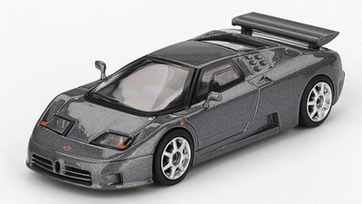 Mini GT BUGATTI EB110 SUPER SPORT 1995 GRIGIO SCURO 1:64