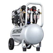 FK480 Alu pro WELDINGER Fl&uuml;sterkompressor Werkstattprofi 3500 W 3-10 bar 39l Alu