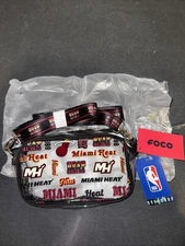 FOCO NBA Miami Heat Clear Game day Crossbody Bag 