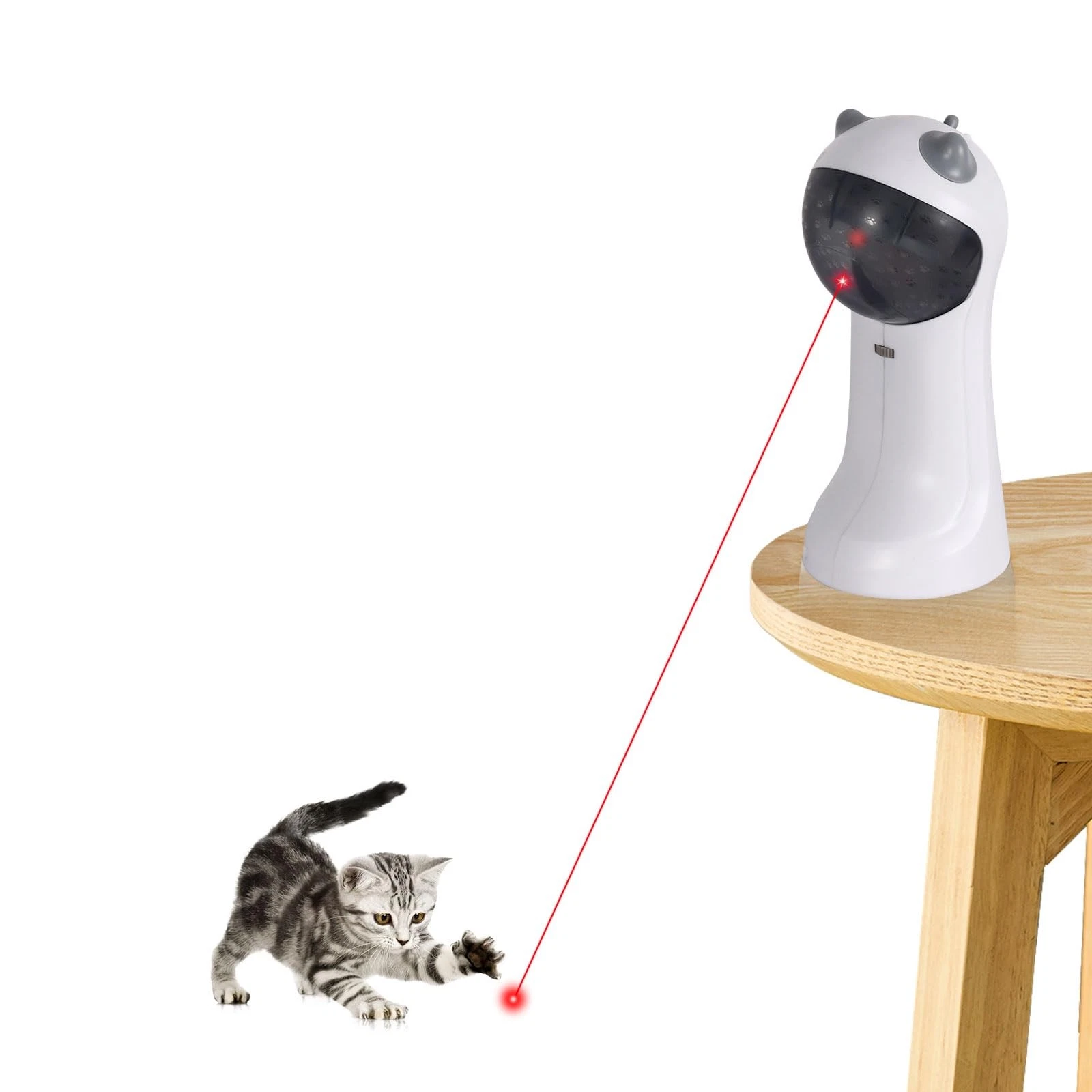 TBTeek Cat Toy Automatic Motion Activated 5 Fun Patterns 4 Speed Modes