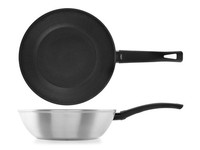 H&H Wok Legend Mit Antihaftbeschichtung Pfluon 28 Cm