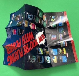 &iexcl;Consigue el poder! P&oacute;ster Nintendo Power Mario 3 Batman 1990 Nintendo NES GP-NES-US