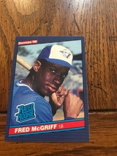 Fred McGriff 1986 Donruss Rated Rookie Baseball Card. rookie card picture