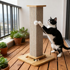 Cat Scratcher, Corner Scratching Post Cat Wall Scratcher, Sisal Scratch Pad