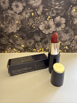 Avon Perfect Wear All Day Comfort Lipstick SPF 12 Crimson C Rouge Violet F