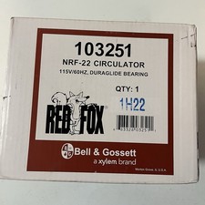 Bell Gossett 103251 125 Hp Nrf-22 Red Fox Circulator Pump