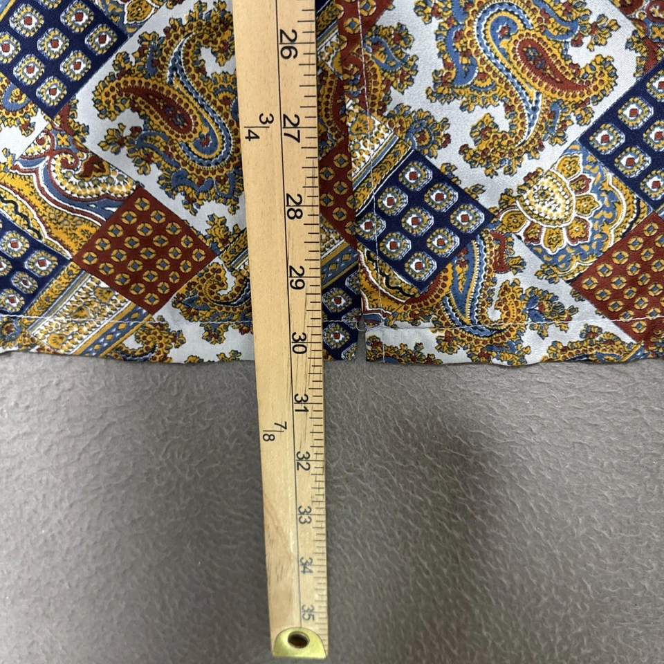 Vintage 70s Levi’s Panatela Shirt Mens Large Patchwork Paisley Long Sleeve Disco - Image 4 of 4