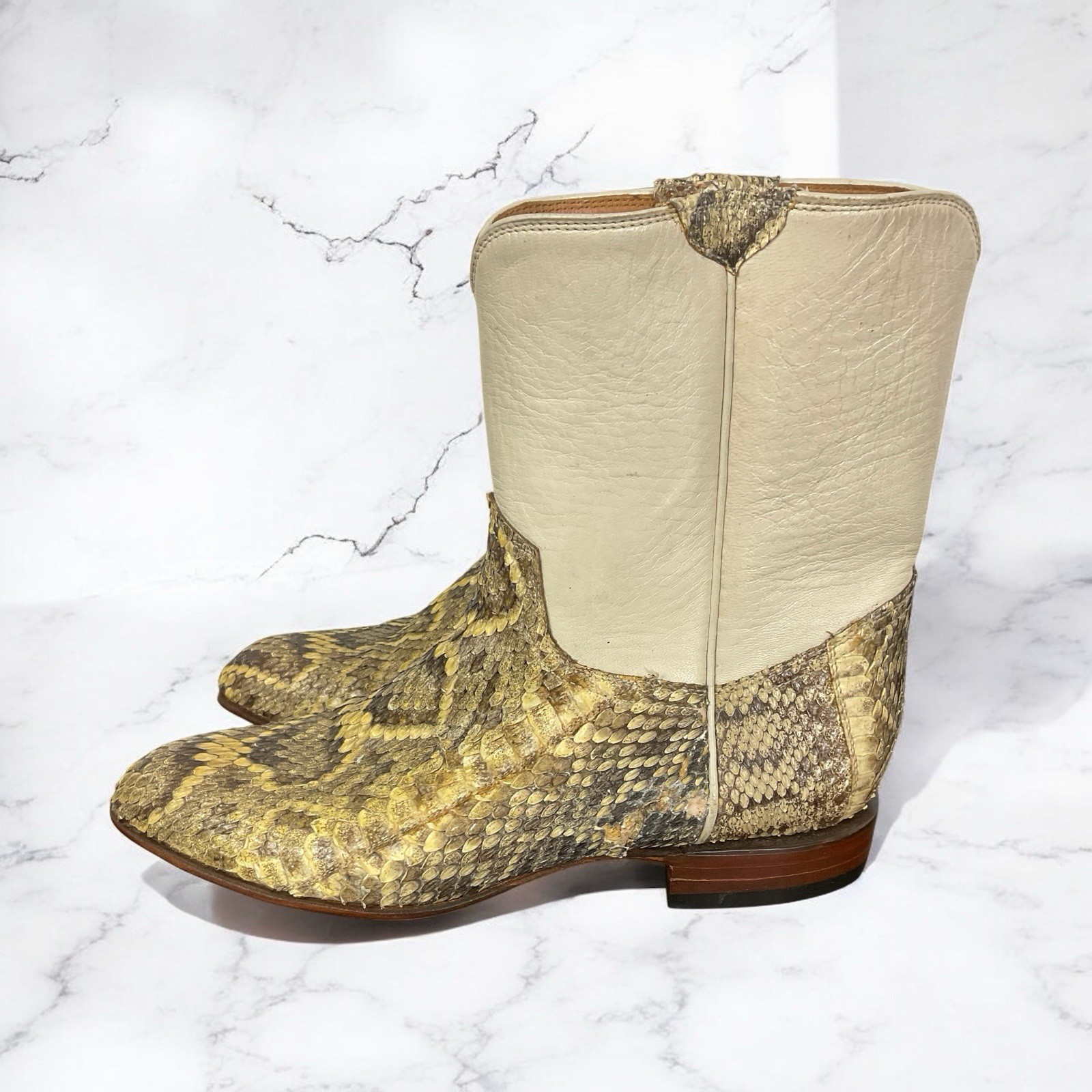 LUCCHESE CLASSIC EASTERN DIAMONDBACK RATTLESNAKE … - image 1