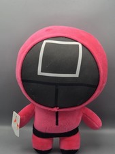 Squid Game Guard Pink Plush Stuffed Animal Animation Plush Toy