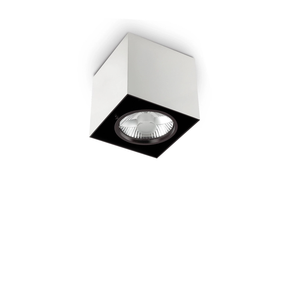Faretto Mood Square Alluminio Bianco Ideal Lux - Design e Comfort 7W