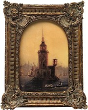 4x6 Vintage Picture Frame, Antique Bronze Gold Ornate Arched Photo Frame for Wal