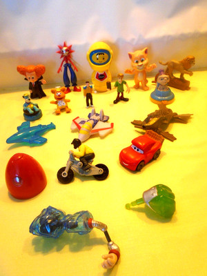 Lot 18 Pc PVC Mixed Figures ET Shaggy VTech Cars Fozzie Sundrop Tony Hawk MORE