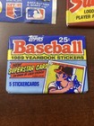 Unopened Baseball Packs - Buttons And Stickers — photo 4
