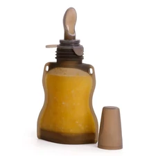 Haakaa Silicone Baby Food Spoon, Squeeze Feeding Spoon with Dust Cover, Porta...