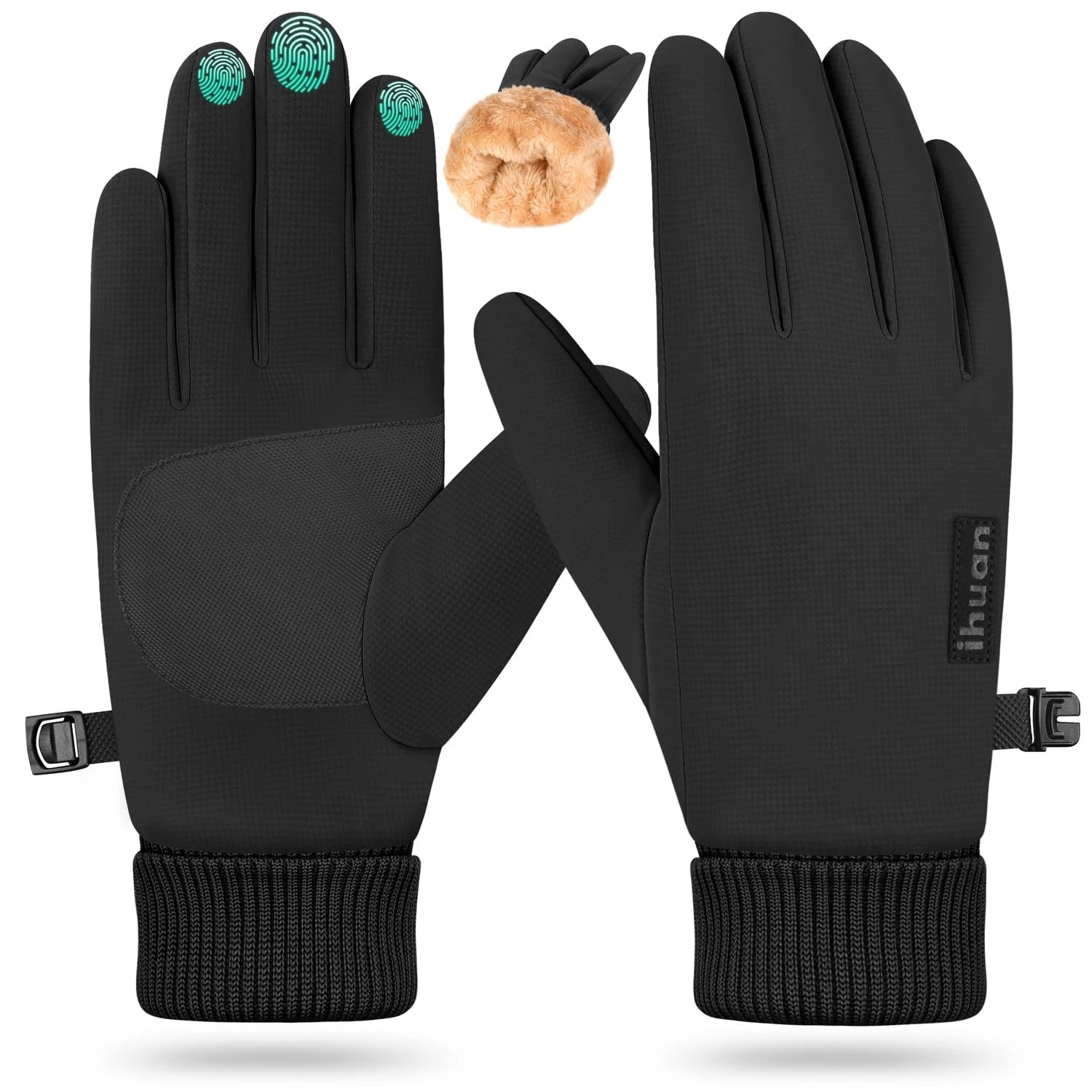 Winter Waterproof Gloves Cold Weather - Snow Ski Windproof for Men Women, War...