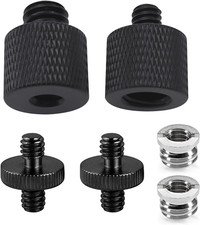 Threaded Tripod Screw Adapter Double Head Stud Standard Mounting Thread Converte