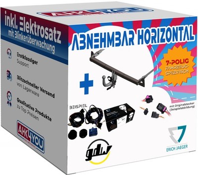 GDW AHK für Suzuki Swace ab 20 hori. abnehmbar + 7-pol ERICH ES SPEZ