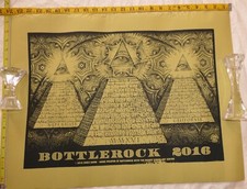 BOTTLEROCK 2016 ROCK POSTER HAIGHT STREET ART CENTER CHRIS SHAW 