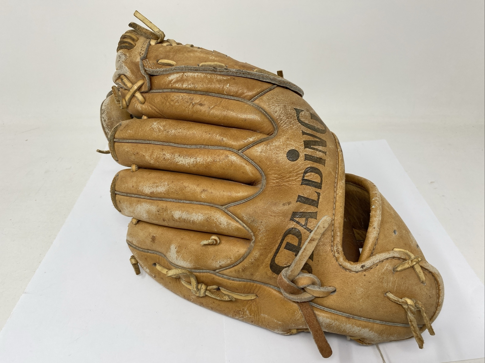 Vintage Spalding SAL BANDO Top Grain Leather 423055 Baseball Glove
